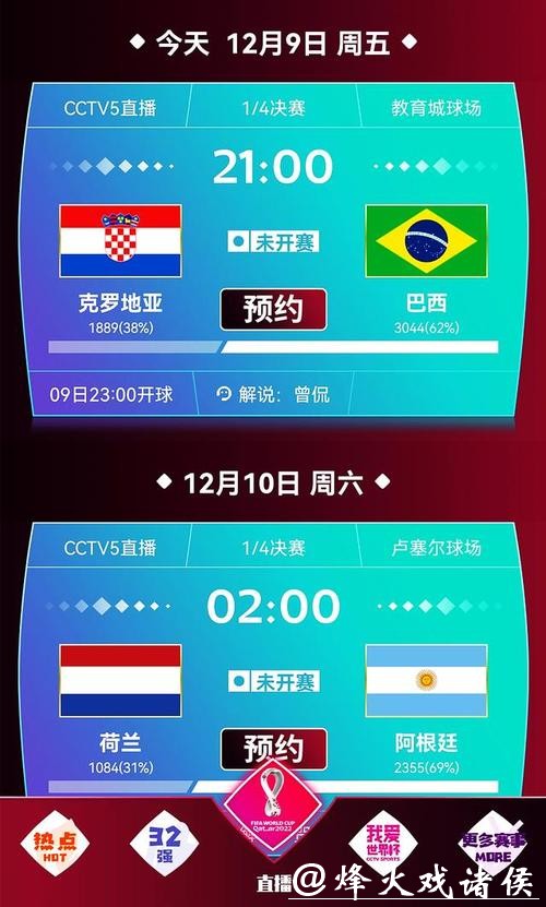 高清世界杯在线直播观看平台推荐